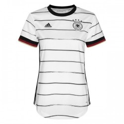 Camisola Alemanha Mulher Equipamento Primeiro Euro 2020 Manga Curta